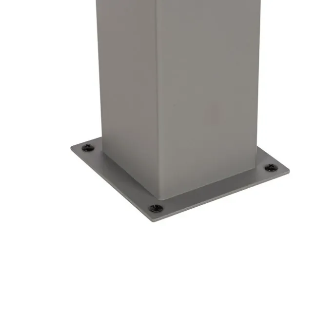 Buitenlamp 30 cm grijs met grondpin en kabelmof - Denmark