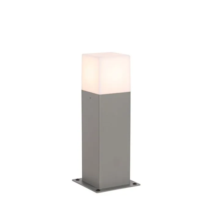 Buitenlamp 30 cm grijs met grondpin en kabelmof - Denmark