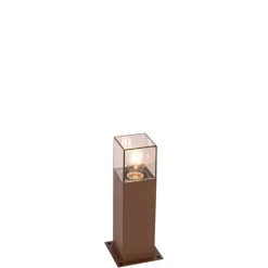 Buitenlamp 30 cm roestbruin met grondpin en kabelmof - Denmark