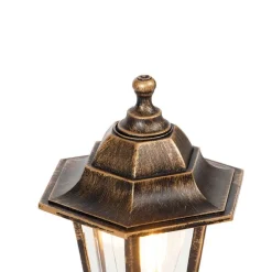 Buitenlamp antiek goud 42 cm IP44 - New Haven