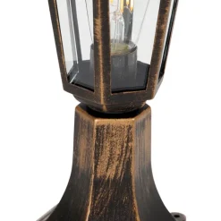 Buitenlamp antiek goud 42 cm IP44 - New Haven