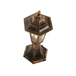 Buitenlamp antiek goud 42 cm IP44 - New Haven