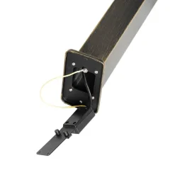 Buitenlamp antiek goud met grondpin en kabelmof 65cm IP44 - Baleno