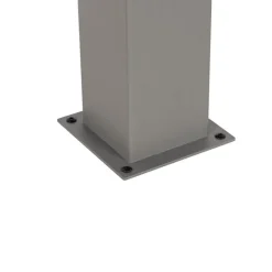 Buitenlamp Denmark P70 grijs met grondpin en kabelmof