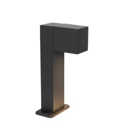 Buitenlamp donkergrijs met grondpin en kabelmof 30cm IP44 - Baleno