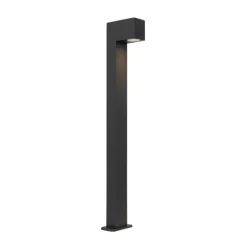 Buitenlamp donkergrijs met grondpin en kabelmof 80cm IP44 - Baleno