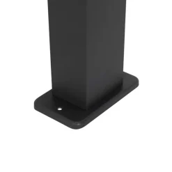 Buitenlamp donkergrijs met grondpin en kabelmof 80cm IP44 - Baleno