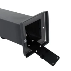 Buitenlamp donkergrijs met grondpin en kabelmof 45cm incl. stopcontact IP44 - Malios