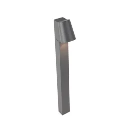 Buitenlamp donkergrijs met grondpin en kabelmof 60cm incl. LED IP44 - Uma