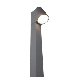 Buitenlamp donkergrijs met grondpin en kabelmof 60cm incl. LED IP44 - Uma