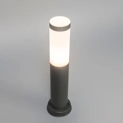 Buitenlamp paal antraciet 45 cm IP44 - Rox met grondpin en kabelmof