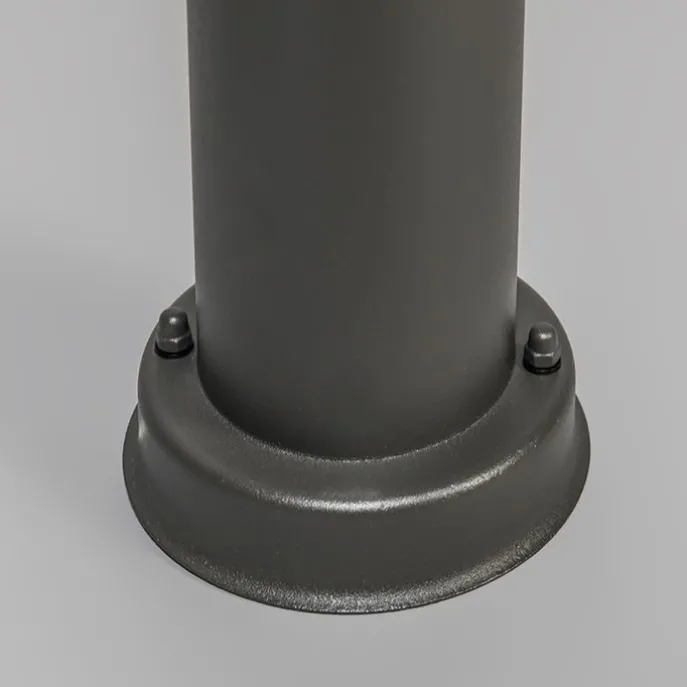 Buitenlamp paal antraciet 45 cm IP44 - Rox met grondpin en kabelmof