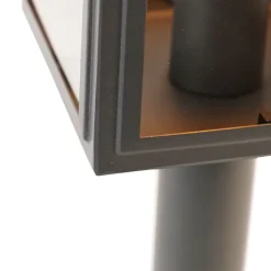 Buitenlamp paal grijs 50 cm IP44 - Sutton