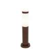 Buitenlamp paal roestbruin met opaal 45 cm IP44 - Rox
