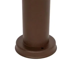 Buitenlamp paal roestbruin met opaal 45 cm IP44 - Rox