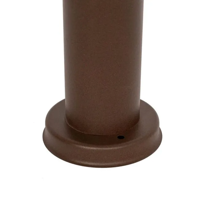 Buitenlamp paal roestbruin met opaal 80 cm IP44 - Rox