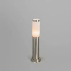 Buitenlamp paal staal 45 cm IP44 - Rox met grondpin en kabelmof