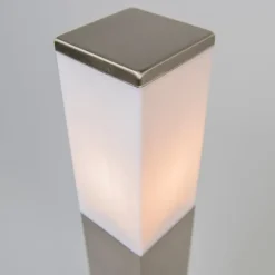 Buitenlamp staal 80cm IP44 - Malios met grondpin en kabelmof