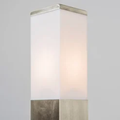 Buitenlamp staal 80cm IP44 - Malios met grondpin en kabelmof