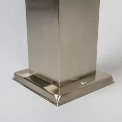 Buitenlamp staal 45cm IP44 - Malios met grondpin en kabelmof