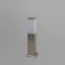 Buitenlamp staal 45cm IP44 - Malios met grondpin en kabelmof