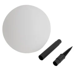 Buitenlamp wit 30 cm incl. LED IP44 solar RGBW - Ludger