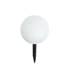 Buitenlamp wit 20 cm incl. LED IP44 solar RGBW - Ludger