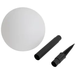 Buitenlamp wit 20 cm incl. LED IP44 solar RGBW - Ludger