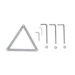 Buitenlantaarn zwart 220 cm 2-lichts IP44 - Havana