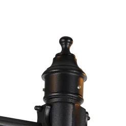 Buitenlantaarn zwart 220 cm 2-lichts IP44 - Havana