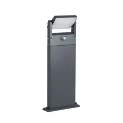 Buitenpaal donkergrijs met bewegingssensor 60cm IP54 solar - Judge