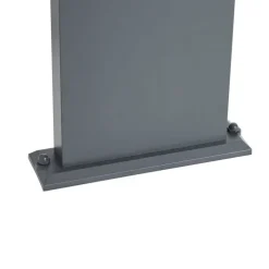 Buitenpaal donkergrijs met bewegingssensor 60cm IP54 solar - Judge