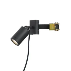 Buitenspot zwart voor aan boom GU10 50mm draai- en kantelbaar IP65 - Solo