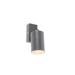 Buitenwandlamp antraciet IP44 draai- en kantelbaar - Solo