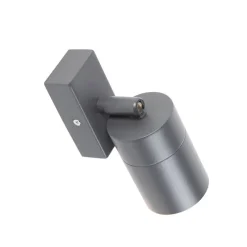 Buitenwandlamp antraciet IP44 draai- en kantelbaar - Solo