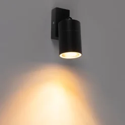 Buitenwandlamp antraciet IP44 draai- en kantelbaar - Solo