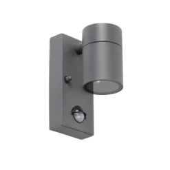Buitenwandlamp antraciet IP44 met bewegingssensor - Solo