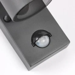 Buitenwandlamp antraciet IP44 met bewegingssensor - Solo