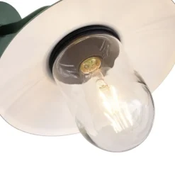 Buitenwandlamp donker groen IP44 - Munich