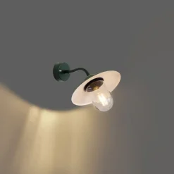 Buitenwandlamp donker groen IP44 - Munich