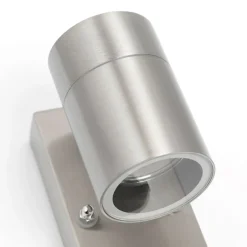 Buitenwandlamp staal IP44 met bewegingssensor - Solo