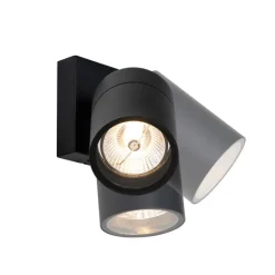 Buitenwandlamp zwart AR70 verstelbaar IP44 - Solo