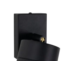 Buitenwandlamp zwart AR70 verstelbaar IP44 - Solo