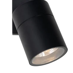 Buitenwandlamp zwart AR70 verstelbaar IP44 - Solo