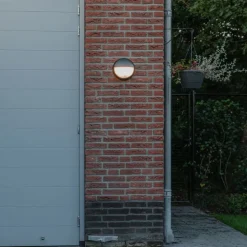 Buitenwandlamp zwart incl. LED met bewegingssensor IP54 - Hortus