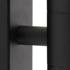 Buitenwandlamp zwart 2-lichts IP44 - Duo