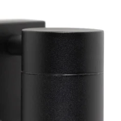 Buitenwandlamp zwart met bewegingssensor IP44 - Solo