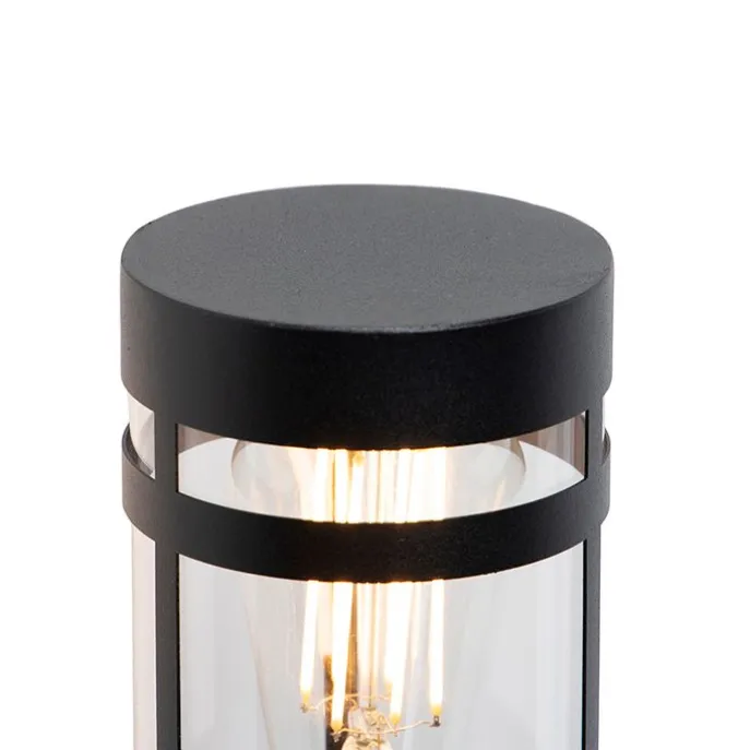 Buitenwandlamp zwart met bewegingssensor IP44 - Gleam