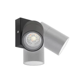 Buitenwandlamp zwart verstelbaar IP44 - Solo