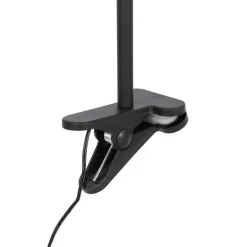 Bureauventilator zwart incl. LED 2700K - Dores